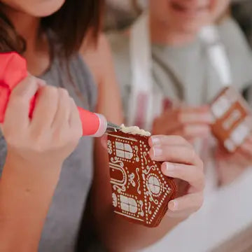 Handstand Kitchen Gingerbread Village Kit | 34-Pc Baking & Decorating Set