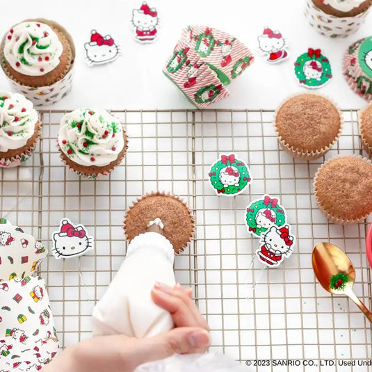 Hello Kitty Holiday Cupcake Party Set | Handstand Kitchen