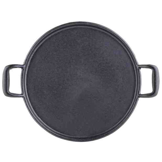 Pizza Pan With Handles | Cast Iron | TableCraft - Kitchen Switchen