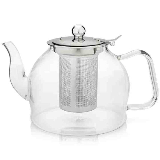 Dublin Glass Teapot With Infuser | 40oz | Teabloom - Kitchen Switchen