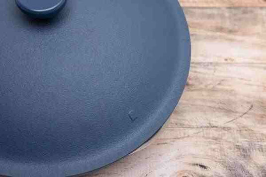 Our Place Always Pan 2.0 Blue Salt, close up lid