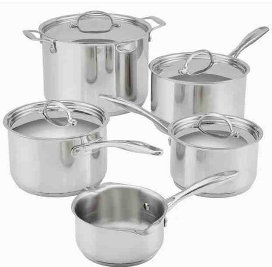 5 Piece Sauce Pan Set With StockPot | Stellar 7000 - Kitchen Switchen