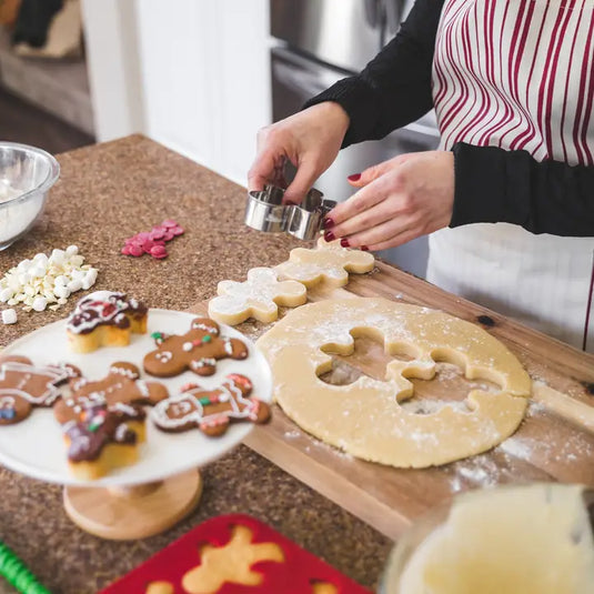 Handstand Kitchen Gingerbread Cookie & Cupcake Baking Set | Holiday Kit