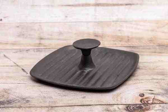 TableCraft 8" Square Cast Iron Panini Press - Kitchen Switchen