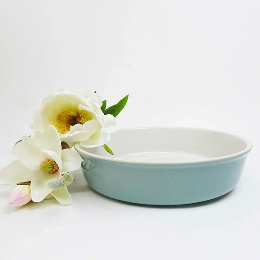 Carthage & Co | Sea Foam Stoneware Cake Pan, 10.3” Round | New Without Box