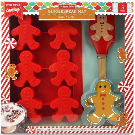 Handstand Kitchen Gingerbread Cookie & Cupcake Baking Set | Holiday Kit