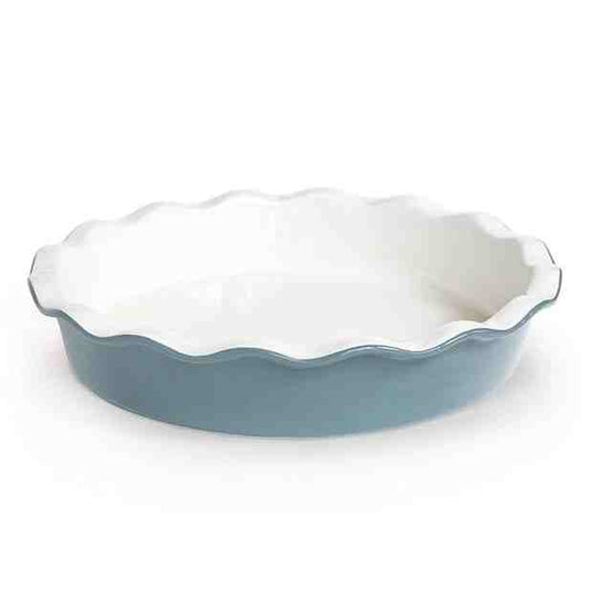 Round Ceramic Pie Dish | Wave Edge | Kook - Kitchen Switchen